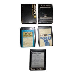 Lot Of 5 Pre Recorded 8 Track Tapes Memorex Liberty Capitol Lou Rawls Vtg